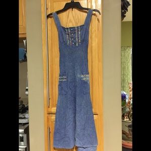 1970s corduroy vintage dress